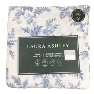 Laura Ashley Vanessa Flannel Twin Sheet Set